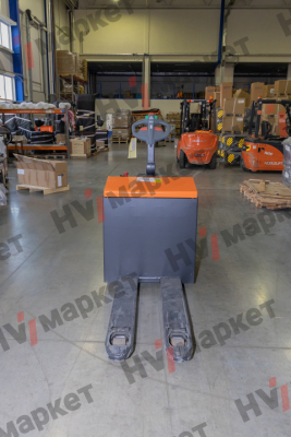 Тележка самоходная PT20P-C (540x1150) Curtis 1.6Kw рулевое колесо，двухсторонняя тяга аккумулятора 540x115, LB 150 Ah，24V60A зарядное устройство， HV Market
