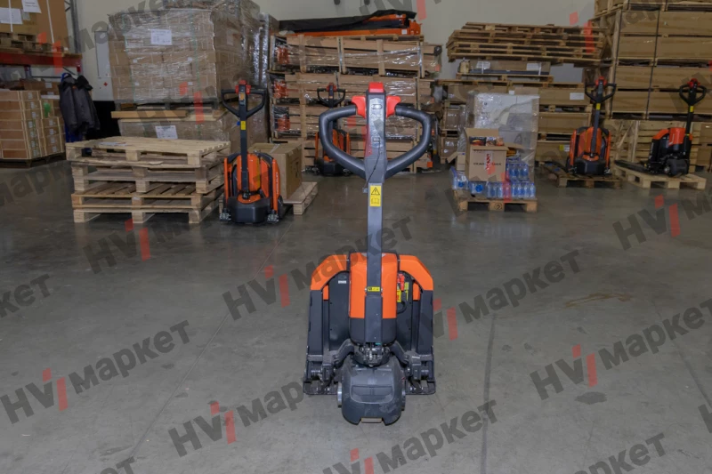 Тележка самоходная PTE15Q2-A 1500 кг, 540/685 * 1150 мм, одинарный ролик, литий-ионный аккумулятор 24 В / 50 Ач, зарядное устройство на 12 А, китайский контроллер, без стабилизаторов HV Market