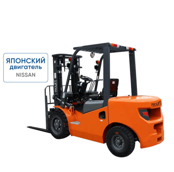 Бензиновый погрузчик CPQD30-RC1K2 с японским двигателем и тремя линиями гидравлики