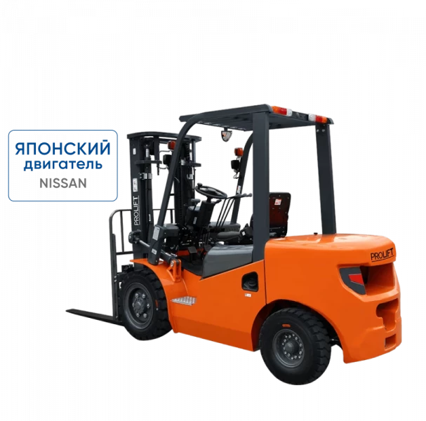 Бензиновый погрузчик CPQD35-RC1K2 с японским двигателем и тремя линиями гидравлики