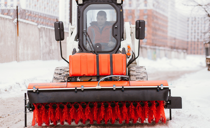 Щетка дорожная коммунальная Impulse SP1800M + система орошения 100 литров (с насосом) HV Market