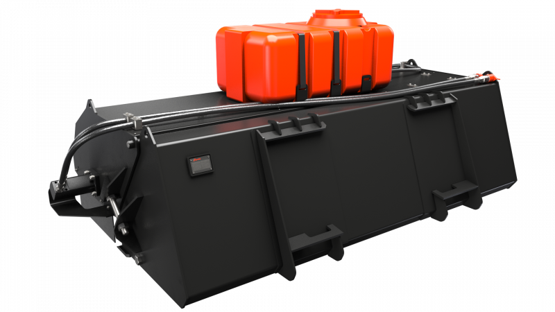 Щетка дорожная коммунальная Impulse SP1850BS с бункером и системой орошения