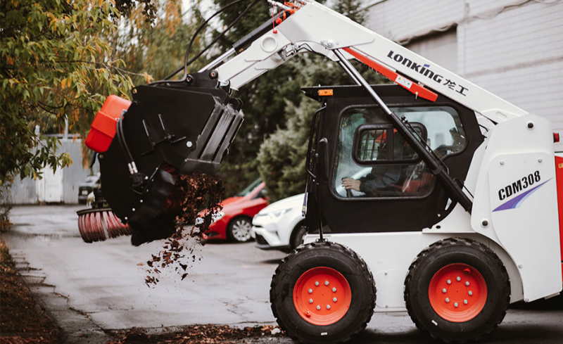 Щетка дорожная коммунальная Impulse SP1850BSL с бункером, системой орошения и бордюрной щеткой HV Market