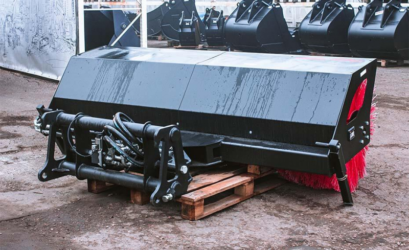 Щетка дорожная Impulse SP2400G гидроповорот с плитой HV Market