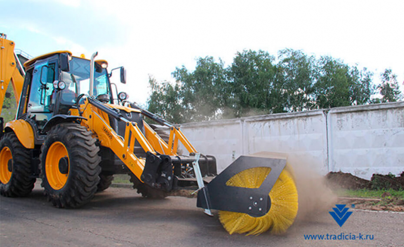 Щетка дорожная Impulse SP2400G гидроповорот с плитой HV Market