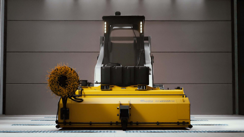 Щетка дорожная с передним бункером Delta SP 1850 FH HV Market