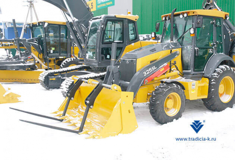 Вилы откидные паллетные Impulse PF2000 на ковш John Deere 325J/315SK/325SK HV Market