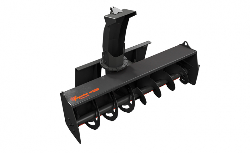 Шнекороторный снегоочиститель Impulse SR1850 на мини-погрузчик New Holland HV Market