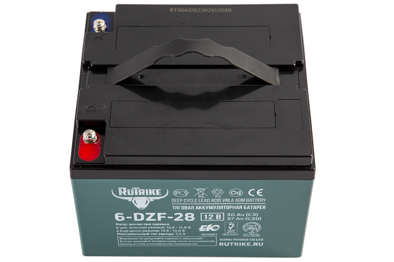 Тяговый аккумулятор RuTrike 6-DZF-28 (12V28A/H C3)
