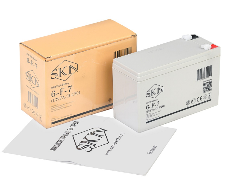 Аккумулятор для ИБП SKN 6-F-7 (12V7A/H C20)