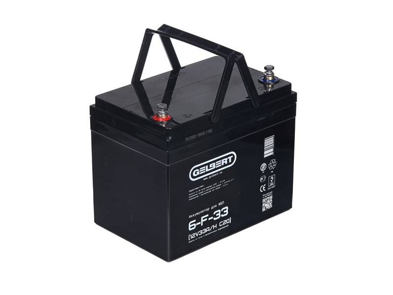 Аккумулятор для ИБП Gelbert 6-F-33 (12V33A/H C20)