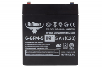 Тяговый аккумулятор RuTrike 6-GFM-5 (12V5A/H C20) HV Market