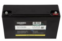 Литиевый тяговый аккумулятор Gelbert LiFePO4 (12V/32Ah/32A/384Wh) [6-EVF-32] HV Market