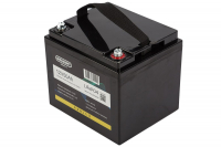 Литиевый тяговый аккумулятор Gelbert LiFePO4 (12V/50Ah/50A/600Wh) [6-GFM-38] HV Market