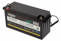 Литиевый тяговый аккумулятор Gelbert LiFePO4 (12V/200Ah/200А/2,400Wh) Bluetooth HV Market
