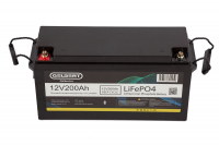 Литиевый тяговый аккумулятор Gelbert LiFePO4 (12V/200Ah/200А/2,400Wh) Bluetooth HV Market