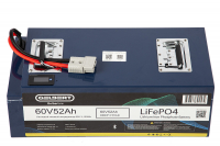Литиевый тяговый аккумулятор Gelbert LiFePO4 (60V/52Ah/80A/3,120Wh) BT/Display HV Market
