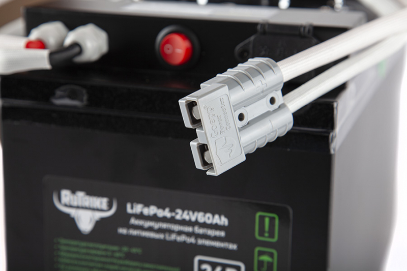Тяговый аккумулятор Rutrike LiFePO4 24V60Ah (80A) HV Market