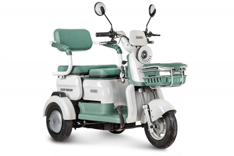 Электротрицикл Rutrike Gelbert Mercury 48V/60V 650Вт Зеленый
