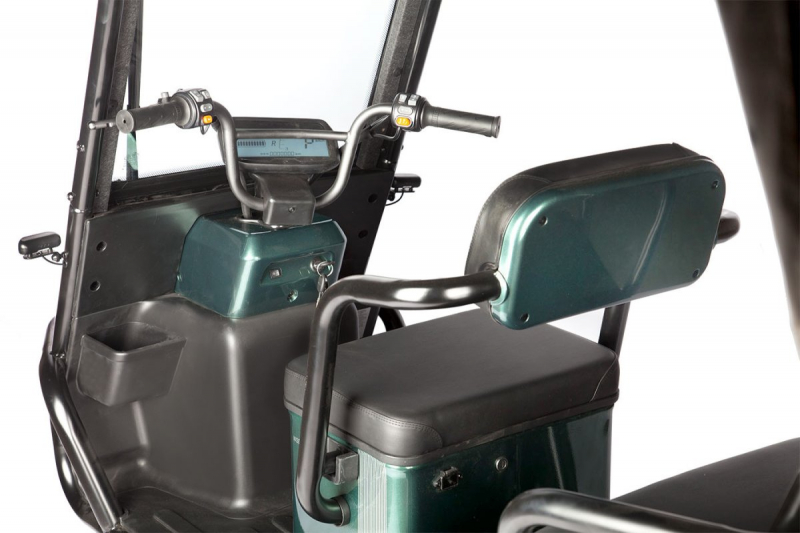 Электротрицикл Wanshida NIPLA 500 60V 1000Вт Черно-белый HV Market