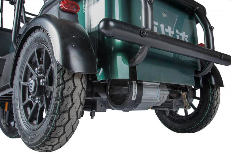 Электротрицикл Wanshida NIPLA 500 60V 1000Вт Черно-белый HV Market