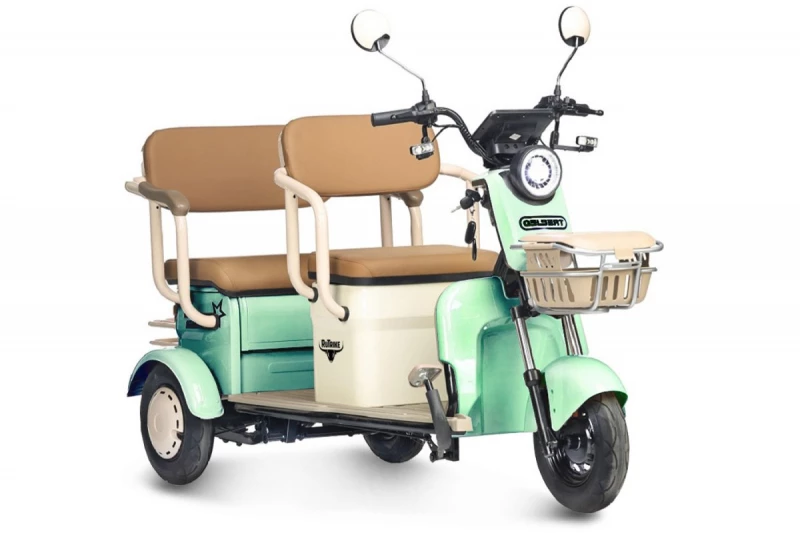 Электротрицикл Rutrike Gelbert Atlas 48V/60V 600Вт Зеленый