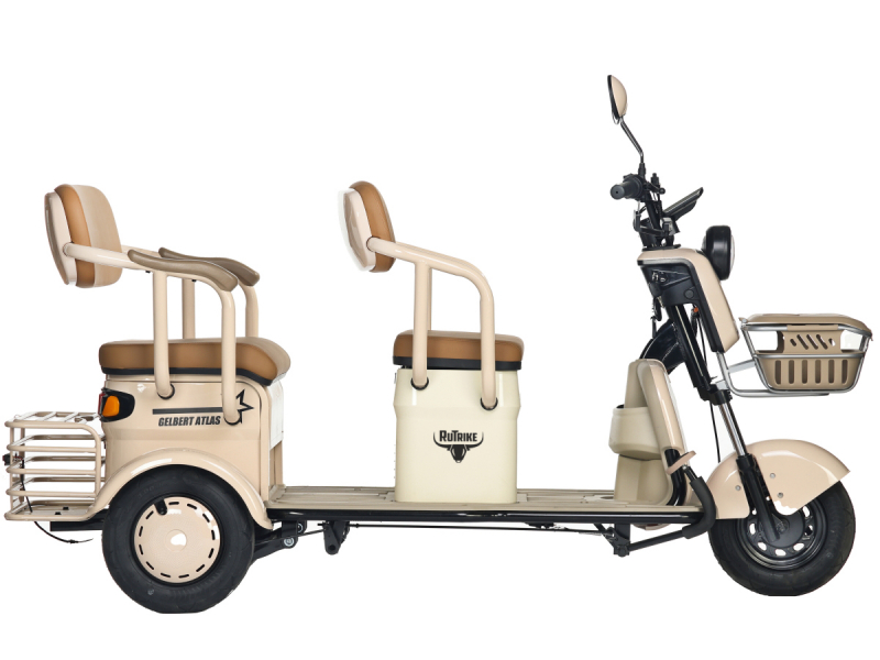 Электротрицикл Rutrike Gelbert Atlas 48V/60V 600Вт Зеленый