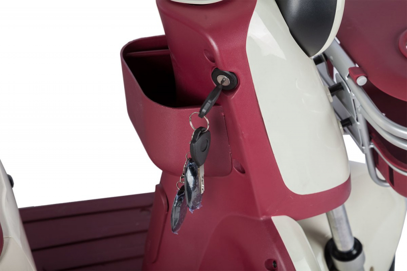 Электротрицикл Rutrike Gelbert Mercury 48V/60V 650Вт Бело-красный HV Market