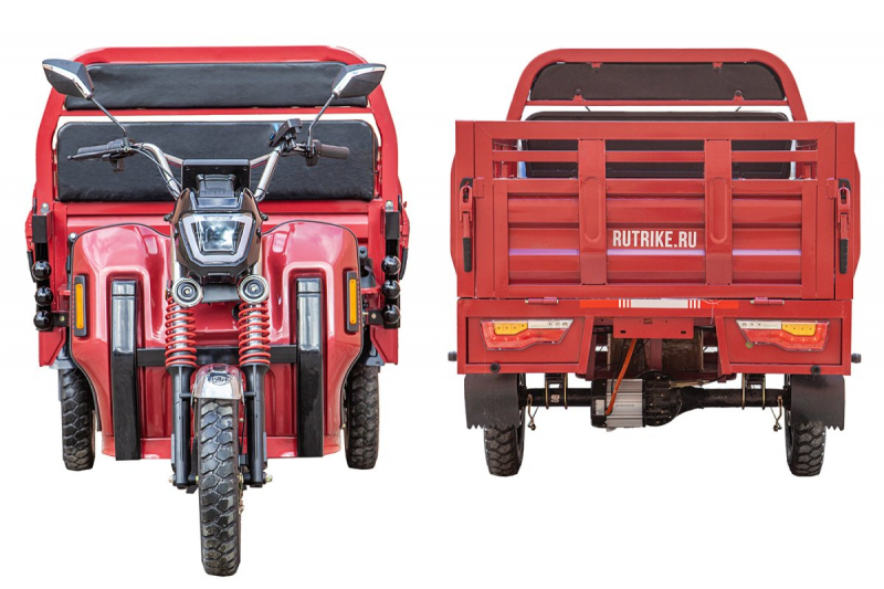 Грузовой электротрицикл Rutrike Антей Pro 1500 60V1200W темно-зеленый HV Market