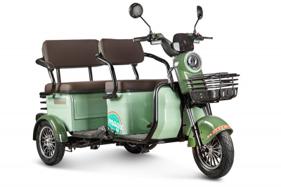 Электротрицикл Rutrike Gelbert Kang 48V/60V 800Вт Зеленый HV Market