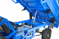 Грузовой электрический трицикл Rutrike D5 1700 гидравлика (60V1200W) Черный матовый HV Market