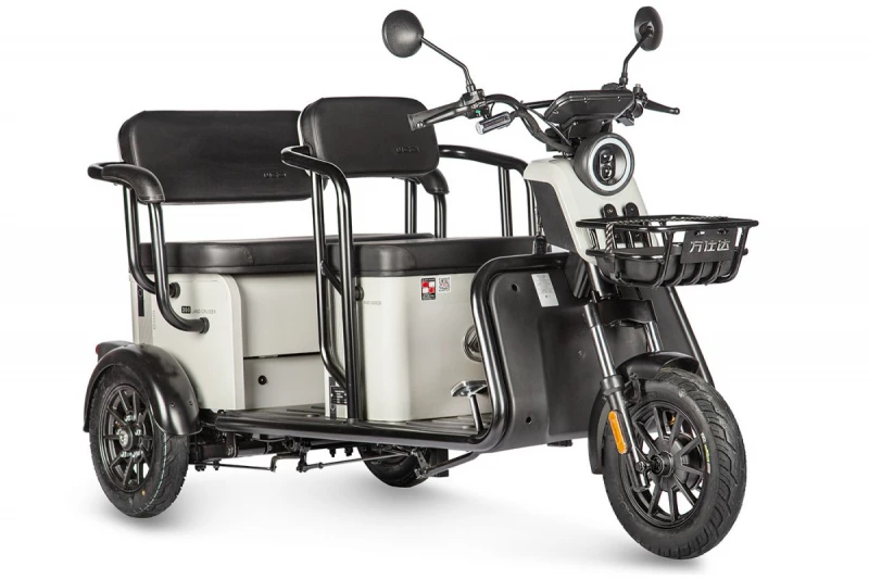 Электротрицикл Wanshida LC300 60V 1000Вт Серый