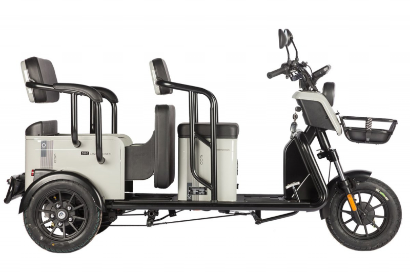 Электротрицикл Wanshida LC300 60V 1000Вт Серый