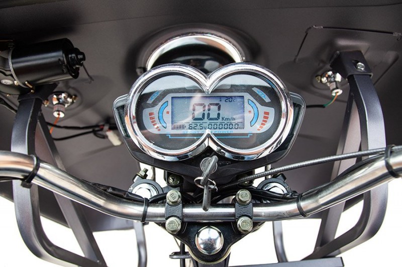 Грузовой электротрицикл Rutrike КАРГО 1800 60V1000W Черный матовый HV Market