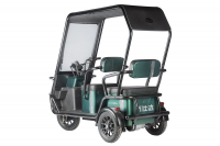 Электротрицикл Wanshida NIPLA 500 60V 1000Вт Черно-зеленый HV Market