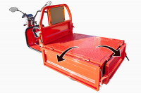 Грузовой электротрицикл Rutrike Амулет 1100 60V650W темно-синий матовый HV Market