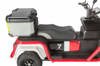 Электротрицикл Wanshida DOUHAO 60V 800Вт Черно-бело-красный HV Market