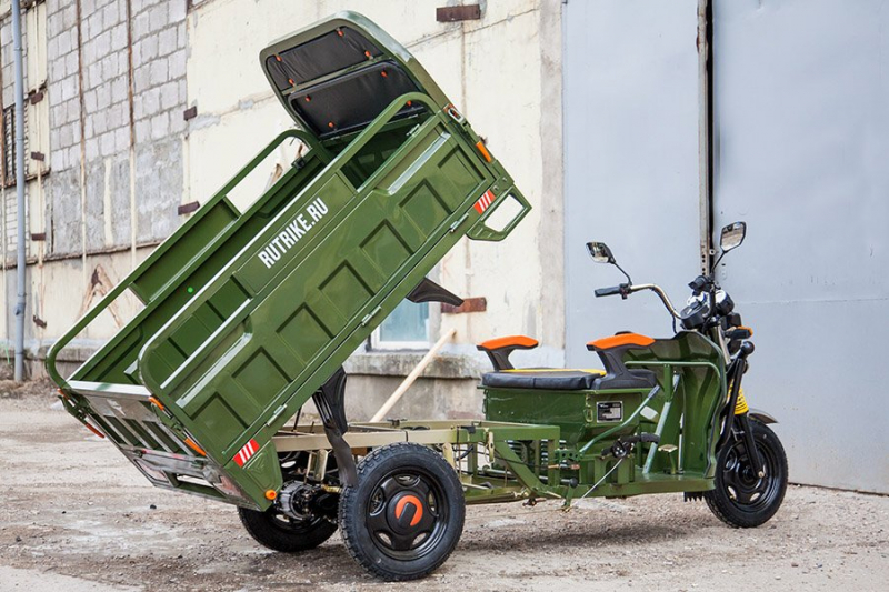 Грузовой электротрицикл Rutrike Дукат 1500 60V1000W Черный матовый