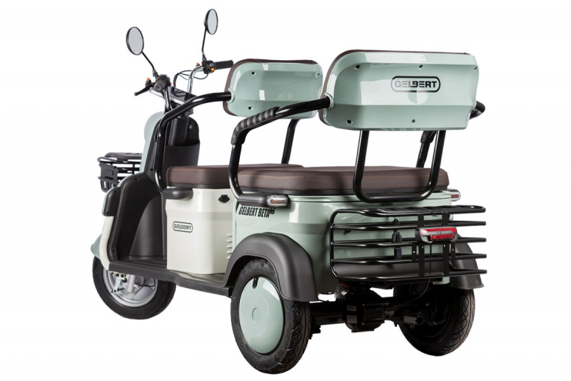 Электротрицикл Rutrike Gelbert Beta 48V/60V 800Вт Черный