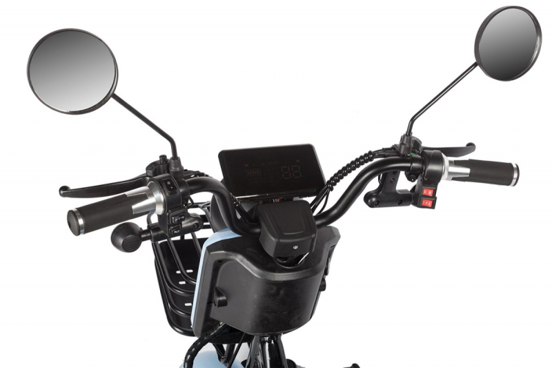 Электротрицикл Rutrike Gelbert Vega 48V/60V 600Вт Голубой