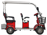 Электротрицикл Rutrike Gelbert Hara 48V/60V 600Вт Красный HV Market