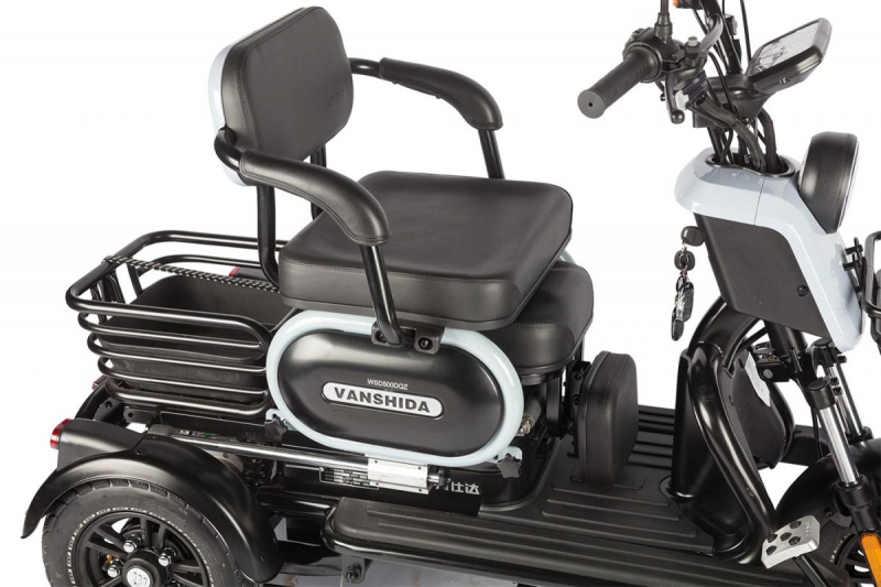 Электротрицикл Wanshida UN MOTO 60V 650Вт Черный