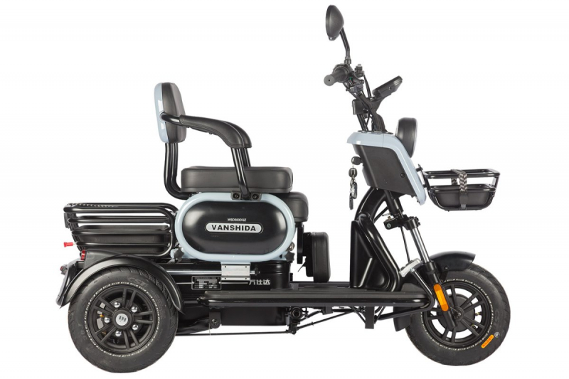 Электротрицикл Wanshida UN MOTO 60V 650Вт Черный