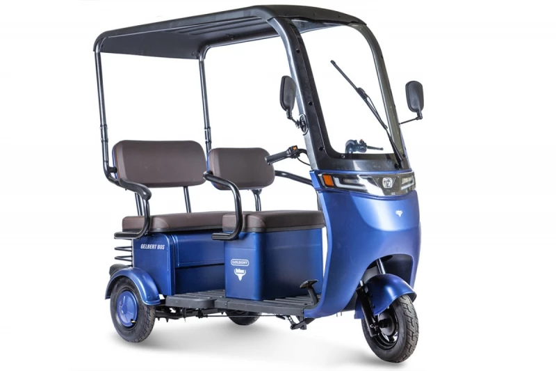 Электротрицикл Rutrike Gelbert Bos 48V/60V 800Вт Синий