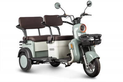 Электротрицикл Rutrike Gelbert Beta 48V/60V 800Вт Зелено-белый HV Market