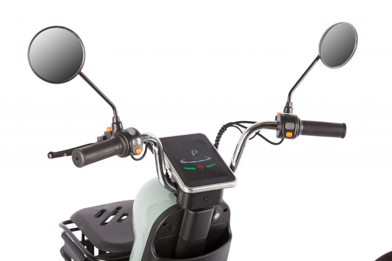 Электротрицикл Rutrike Gelbert Beta 48V/60V 800Вт Зелено-белый HV Market