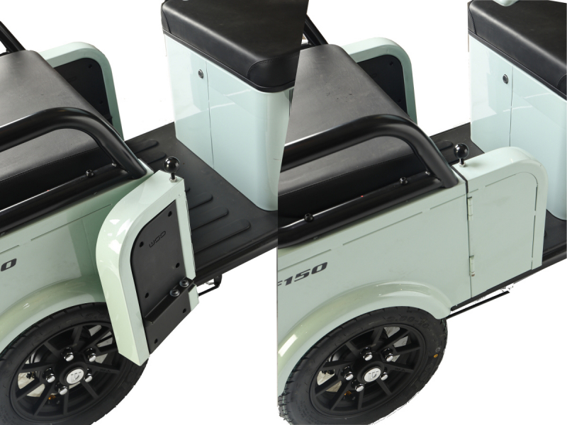 Электротрицикл Wanshida LC-F150 60V 1000Вт Красный HV Market