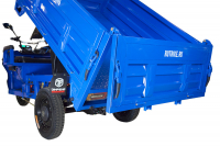 Грузовой электрический трицикл Rutrike D5 1700 гидравлика (60V1200W) темно-синий матовый HV Market