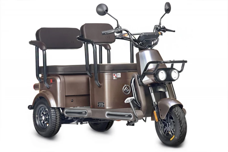 Электротрицикл Wanshida U1-X 60V 800Вт Коричневый