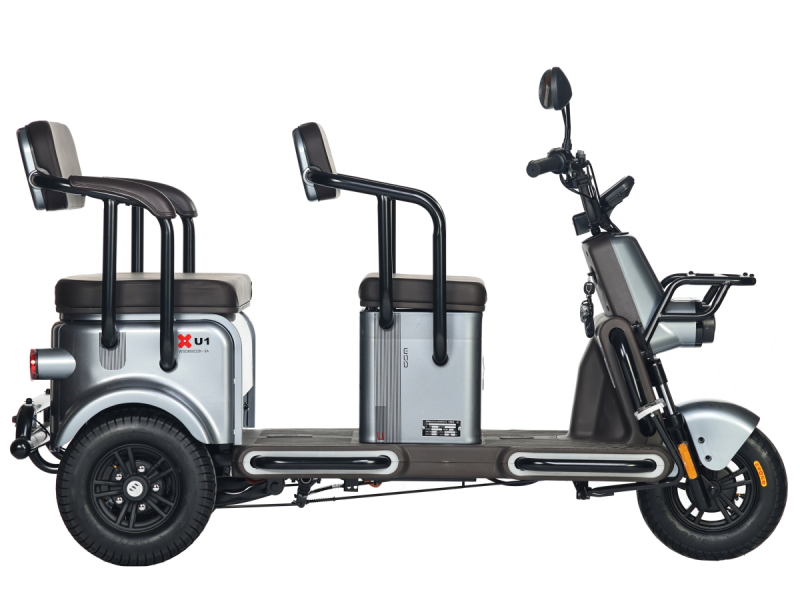 Электротрицикл Wanshida U1-X 60V 800Вт Коричневый